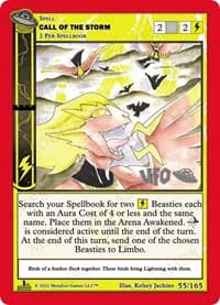 Call of the Storm - UFO: First Edition Spoiler Pack - MetaZoo card