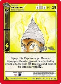 Tin Foil Hat - UFO: First Edition Spoiler Pack - MetaZoo card