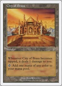 City of Brass - 7th Edition - Magic: The Gathering card