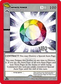 Infinite Power - UFO: First Edition Spoiler Pack - MetaZoo card