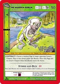 The Haddock Goblin - UFO: First Edition Spoiler Pack - MetaZoo card