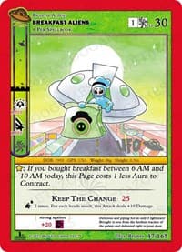 Breakfast Aliens - UFO: First Edition Spoiler Pack - MetaZoo card