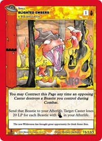 Blighted Embers - UFO: First Edition Spoiler Pack - MetaZoo card