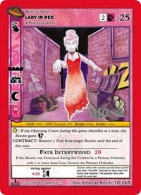 Lady In Red - UFO: First Edition Spoiler Pack - MetaZoo card