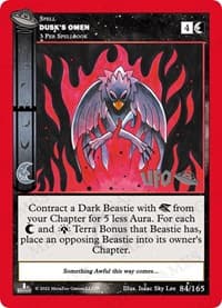 Dusk's Omen - UFO: First Edition Spoiler Pack - MetaZoo card