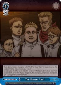 The Panzer Unit - Attack On Titan: Final Season - Weiss Schwarz card