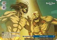 Facing Off (TTR) - Attack On Titan: Final Season - Weiss Schwarz card