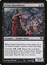 Grixis Slavedriver - Conflux - Magic: The Gathering card