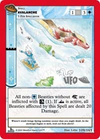 Avalanche - UFO: First Edition Spoiler Pack - MetaZoo card