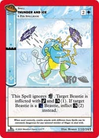 Thunder and Ice - UFO: First Edition Spoiler Pack - MetaZoo card