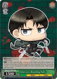 Chimi Levi: Branching Paths - Attack On Titan: Final Season - Weiss Schwarz card