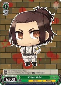 Chimi Gabi - Attack On Titan: Final Season - Weiss Schwarz card