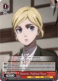 Historia: Political Pawn (Foil) - Attack On Titan: Final Season - Weiss Schwarz card