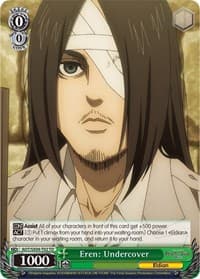 Eren: Undercover - Attack On Titan: Final Season - Weiss Schwarz card