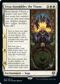 Urza Assembles the Titans - Promo Pack: Dominaria United - Magic: The Gathering card