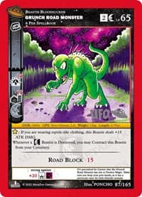 Grunch Road Monster - UFO: First Edition Spoiler Pack - MetaZoo card