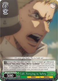 Colt: Ferrying to Safety - Attack On Titan: Final Season - Weiss Schwarz card