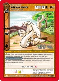 Sherman Beasts - UFO: First Edition Spoiler Pack - MetaZoo card