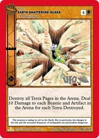 Earth Shattering Quake - UFO: First Edition Spoiler Pack - MetaZoo card