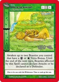 Bask In The Sunlight - UFO: First Edition Spoiler Pack - MetaZoo card