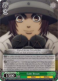 Gabi Braun - Attack On Titan: Final Season - Weiss Schwarz card