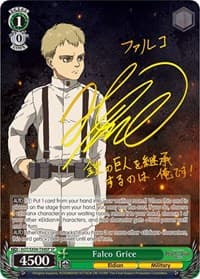 Falco Grice (SP) - Attack On Titan: Final Season - Weiss Schwarz card