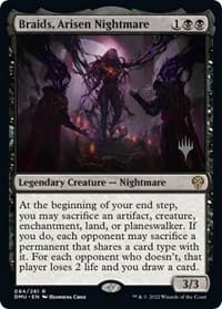 Braids, Arisen Nightmare - Promo Pack: Dominaria United - Magic: The Gathering card