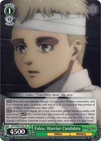 Falco: Warrior Candidate - Attack On Titan: Final Season - Weiss Schwarz card