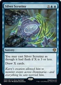 Silver Scrutiny - Promo Pack: Dominaria United - Magic: The Gathering card