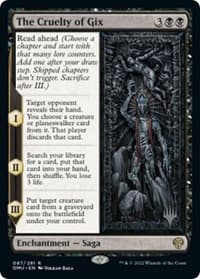 The Cruelty of Gix - Promo Pack: Dominaria United - Magic: The Gathering card