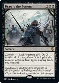 Drag to the Bottom - Promo Pack: Dominaria United - Magic: The Gathering card