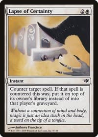 Lapse of Certainty - Conflux - Magic: The Gathering card