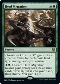 Herd Migration - Promo Pack: Dominaria United - Magic: The Gathering card