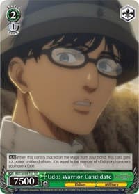 Udo: Warrior Candidate - Attack On Titan: Final Season - Weiss Schwarz card
