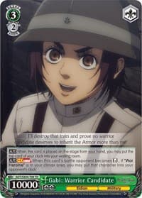 Gabi: Warrior Candidate - Attack On Titan: Final Season - Weiss Schwarz card