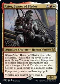 Astor, Bearer of Blades - Promo Pack: Dominaria United - Magic: The Gathering card