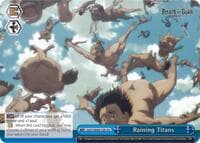 Raining Titans - Attack On Titan: Final Season - Weiss Schwarz card