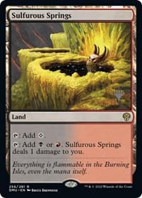 Sulfurous Springs - Promo Pack: Dominaria United - Magic: The Gathering card