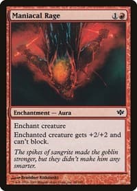Maniacal Rage - Conflux - Magic: The Gathering card