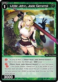 Little John, Jade General - Curiosity Diva - WIXOSS card