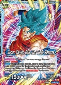Son Goku // Super Saiyan Blue Son Goku Returns - Promotion Cards - Dragon Ball Super: Masters card
