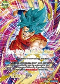 Son Goku // Super Saiyan Blue Son Goku Returns (Gold-Stamped) - Promotion Cards - Dragon Ball Super: Masters card