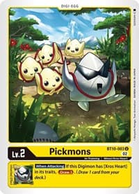 Pickmons - Xros Encounter - Digimon Card Game card
