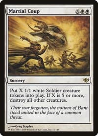 Martial Coup - Conflux - Magic: The Gathering card