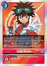 Taiki Kudo - Xros Encounter - Digimon Card Game card