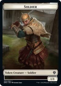 Soldier // Elemental Double-Sided Token - Dominaria United - Magic: The Gathering card