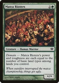 Matca Rioters - Conflux - Magic: The Gathering card