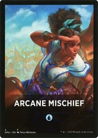 Arcane Mischief Theme Card - Dominaria United - Magic: The Gathering card