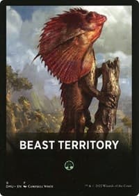 Beast Territory Theme Card - Dominaria United - Magic: The Gathering card