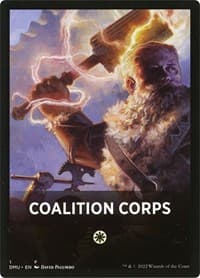 Coalition Corps Theme Card - Dominaria United - Magic: The Gathering card